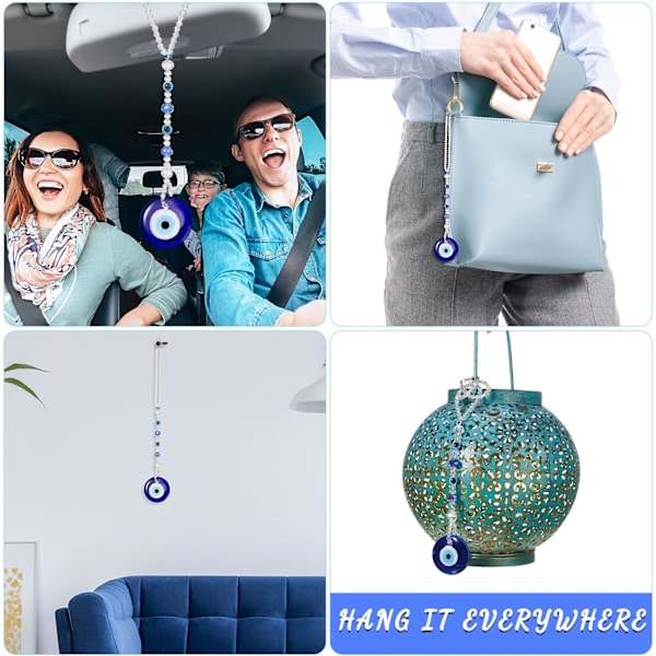 2 Stykker Hjemmedekor Amulett, Ondt Øye Hengesmykke, Ornament Amulett DXGHC