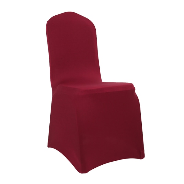 Claret Elastic Party Chair Cover Stol 1stk Vaskbar Universal Din