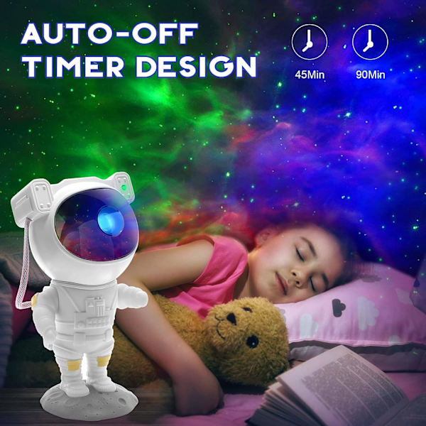 Galaxy-projektor, stjerneprojektor, astro Alan lysprojektor, tiktok