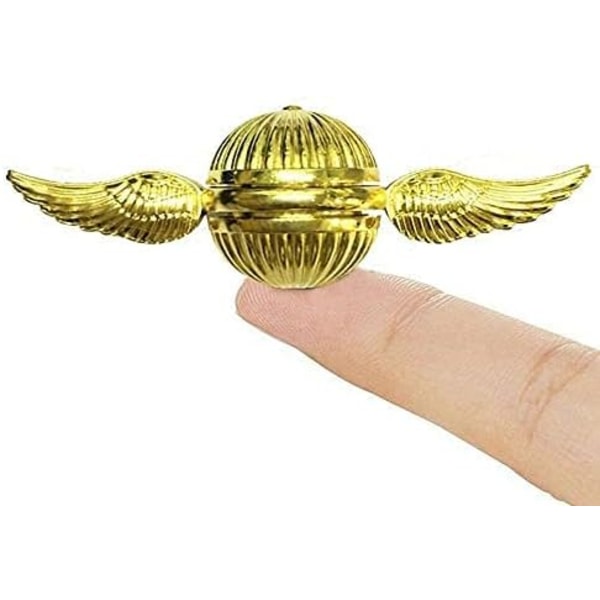 (Gull) Fidget Hand Spinner for Barn og Voksne, Sansestimulerende Magisk Kuleleke
