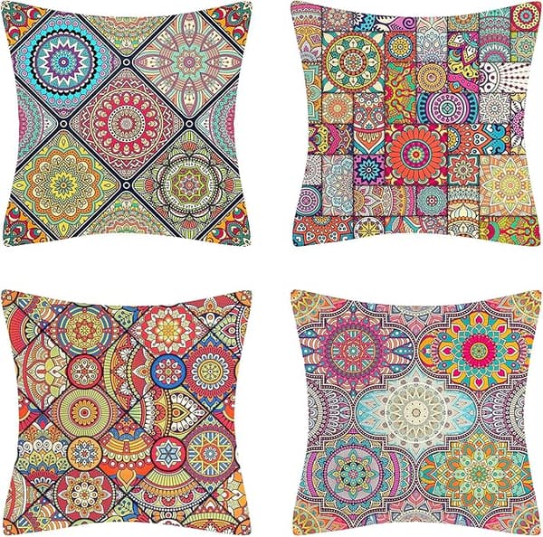 Dewenwils Dekorativ Kuddfodral Modern Mandala Mönster Boh DXGHC
