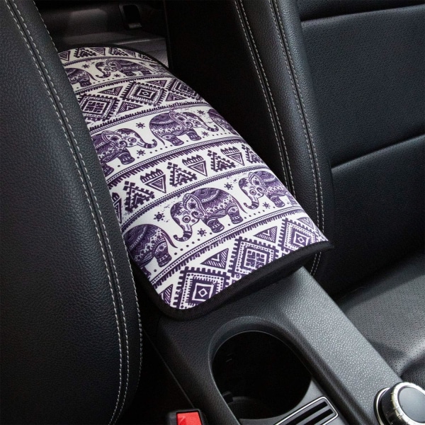 Fordon Center Console Cover Pad, Universal Fit Soft Comf