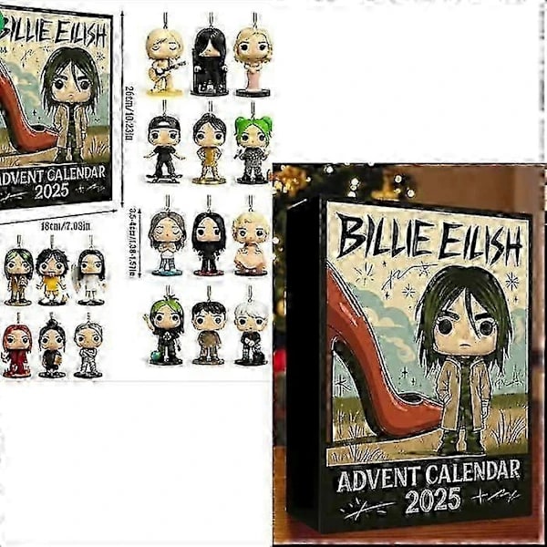 REA Billie Eilish Adventskalender Blind Box Julklapp{FY},D