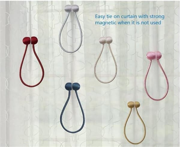 Magnetiske Gardinholdere Klips Gardin Spenner Holdere Binding