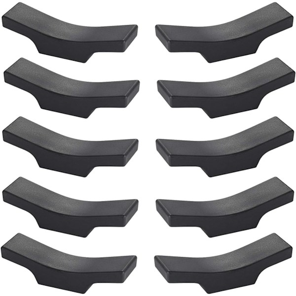 10 stk. Spisepindeholder, Spisepindeholder i legering, Faldsicher