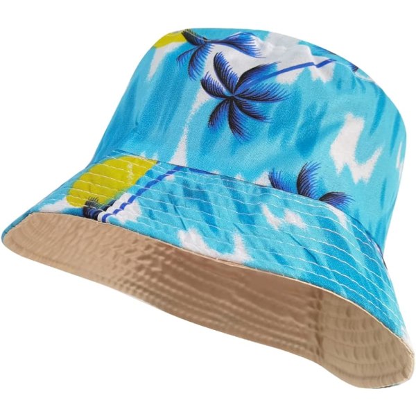 Bucket Hat, polyesteri aurinkohattu Käännettävä taitettava UV-suoja S