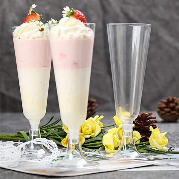 Plastik champagneglas 2 stk. plastik champagneglas - 150ml pl