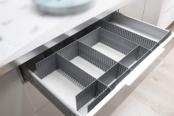 8 st Justerbara Rutnät Låda Delare DIY Plast Garderob Separator