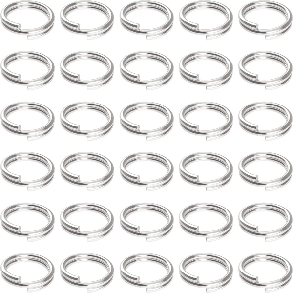 500 kpl 10 mm Mini Split Jump Ring - Kaksoislenkit, Pieni Metalli