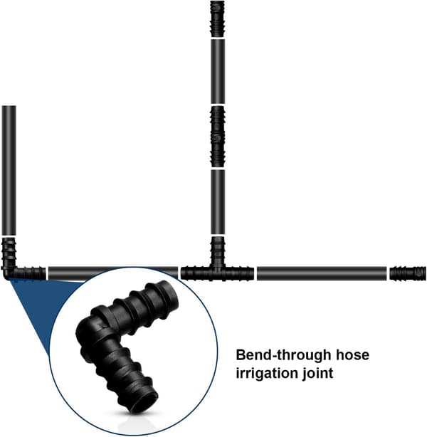 Slangekoblinger til 16 mm vandingssystem (Albue) DXGHC