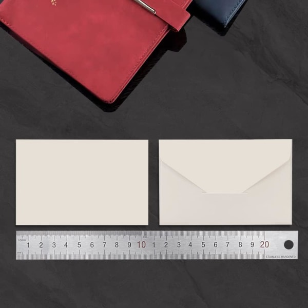 Kuvert,Pack 80 10,5*7cm Vit Classic Flip Envelope,Kraft S