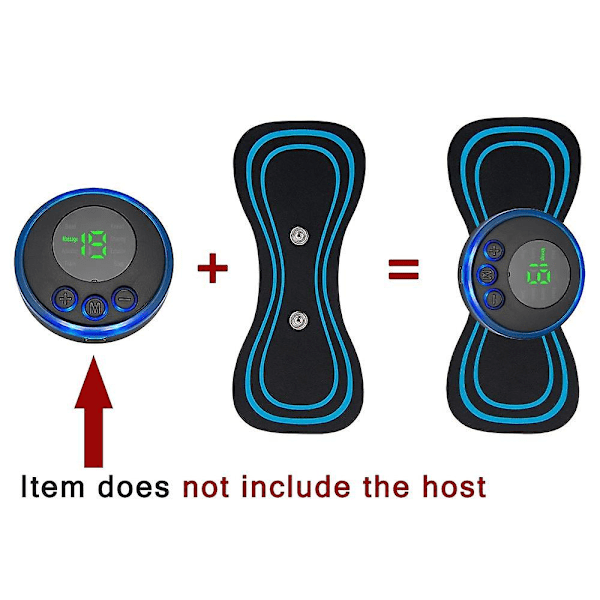 50 stk. Gel Puder til Nakkemassager EMS Muskelmassager Puls Patches Ryg Stimulerende Sticker Cervical Ryg Massager Massa
