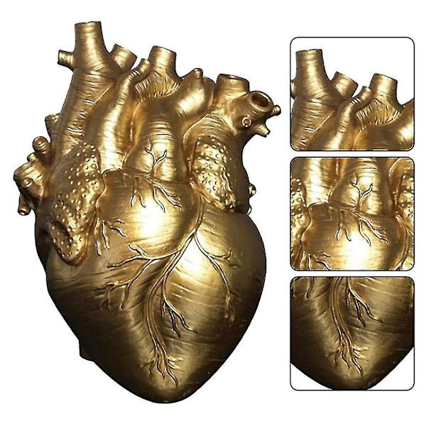 Anatomisk hjärtform Vas Nordic Flower Pot Kroppskonst Vas L DXGHC