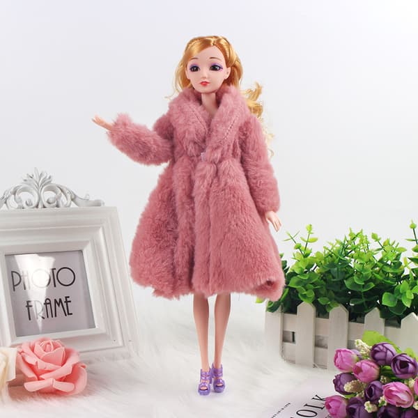 11,8 tum Barbie Dockkläder Bröllopsklänning Klänning Imitation Docka
