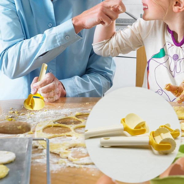 3 stk DIY Krumkake Deig Kutter Skive Dumpling Kake C