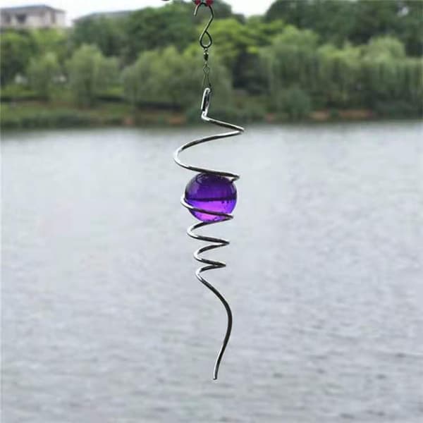 Mobil - Spiral Tail BLÅ - Mått: 5 x 28 cm, kula: Ø 5 cm -