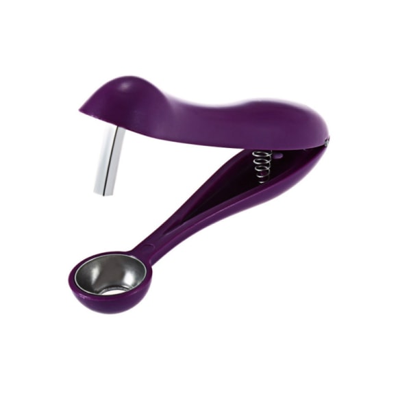 Cherry Beater, Kitchen Pitter, Press Beater (Purple)