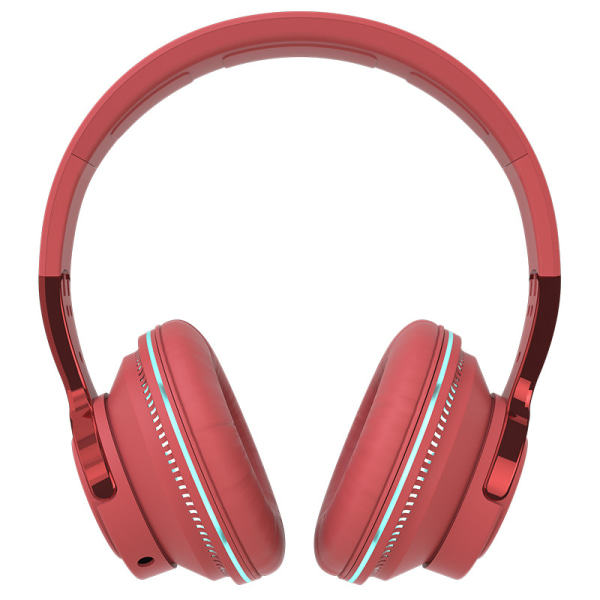 Fullt hodebånd Bluetooth-hodetelefoner LED pustende lys subwoofer