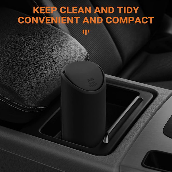 1 kpl Mini Roskakori Kannella Auton Kupinpidikkeeseen - Mini Washab DXGHC