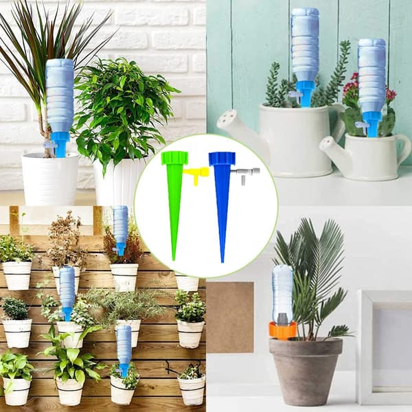 20-pack Bevattningssystem med dropp, Droppflaska, Justerbar Autom