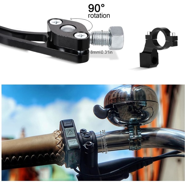 Cykel bagspejl, elbil bagspejl, elektrisk