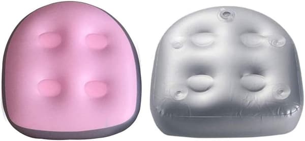 1 x Oppustelig Spa Massagepude med Sugkopper