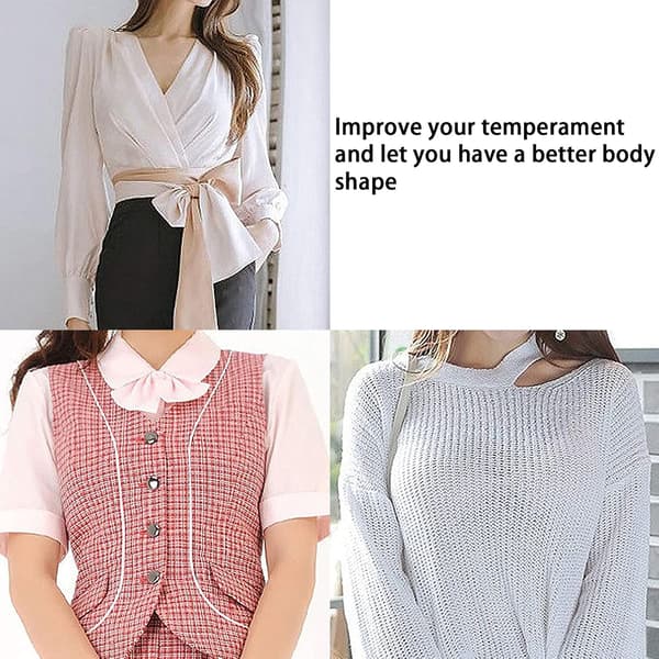 2 stk Unisex Usynlige Skulderputer Lim Kvinner Silikon Fjern