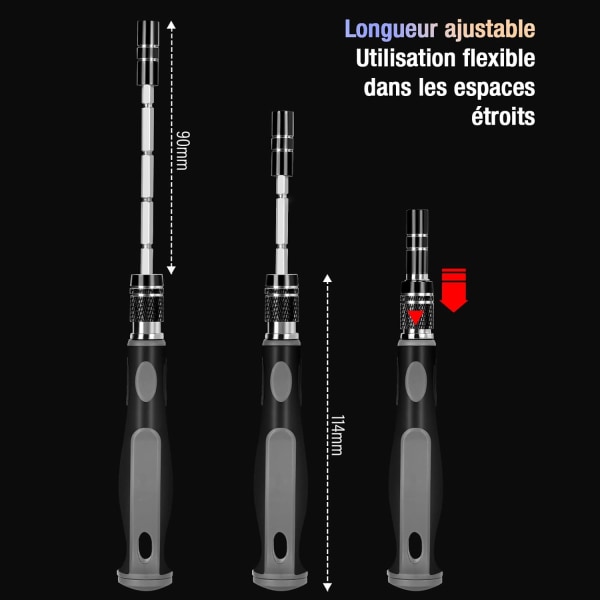 Tarkkuusruuvimeisselisetti 32 ​​in 1 - Mini magneettinen ruuvimeisseli S