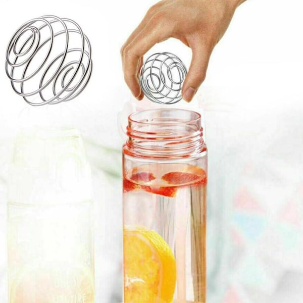 2 stk. shaker kop, rustfrit stål fjederkugle, proteinpulver