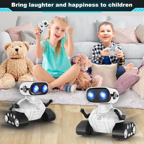 Robot legetøj, genopladelig fjernstyret robot legetøj til børn, Em