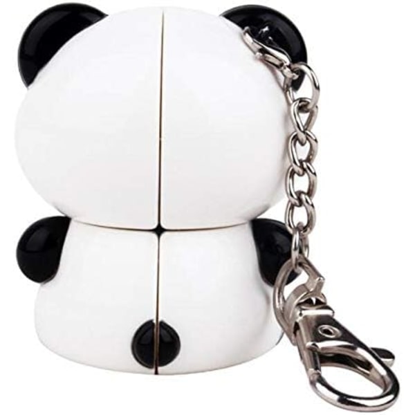 Mini Panda 2x2 Terning Nøkkelring Puslespill