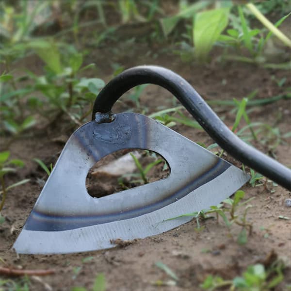 Hekle med helstål, hageredskaper, håndluking