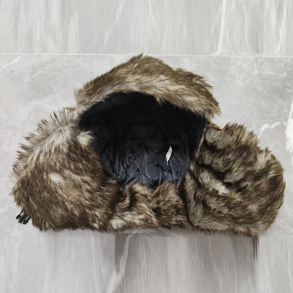 Øreklapper Trapper Bomber Aviator Russisk Tropper Pels Vinter Ski Hat