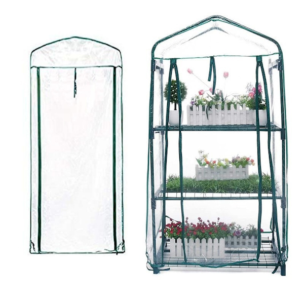 69 x 49 x 126cm Grön Trädgårdsväxthus Varm Växthus Blommor Växter