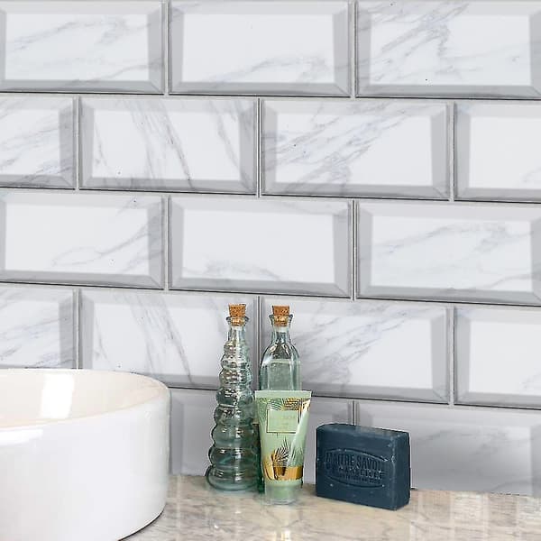 Dww-9st 20*10 cm/7,87*3,94" American Brick Wall Sticker Vit DXGHC