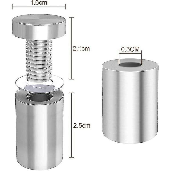 20 st Glas Sp, Mindre Stålmontering Kompatibel Med S, Compatib DXGHC