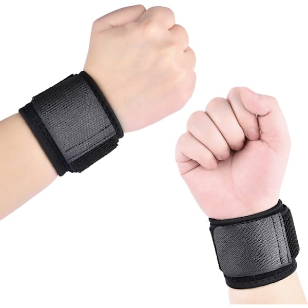 Håndledsstøtte, 1 par håndledsband, håndledsstøttebånd, Elastisk DXGHC