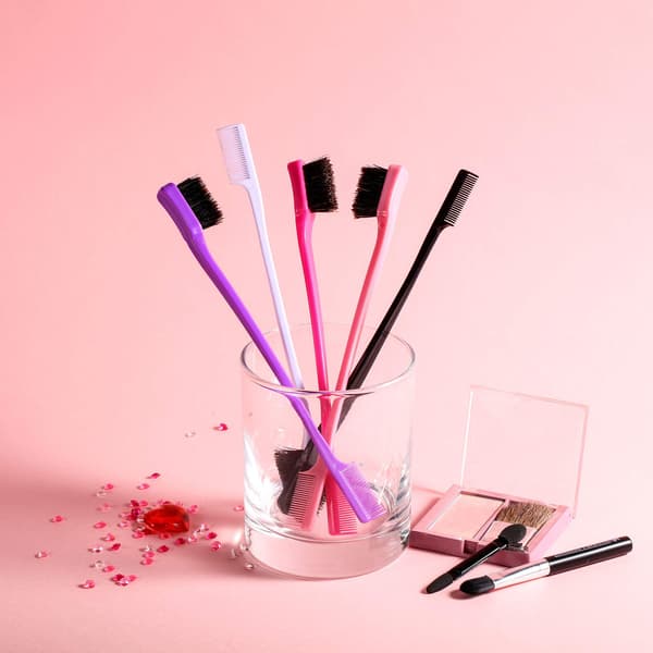 5 stk. Hårekantbørste Dobbeltsidet Kontrol Hårekantbørste Kam DXGHC
