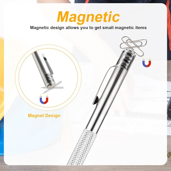 Volframikarbidikynä magneettisella kärjellä, kaiverruskynä lasille