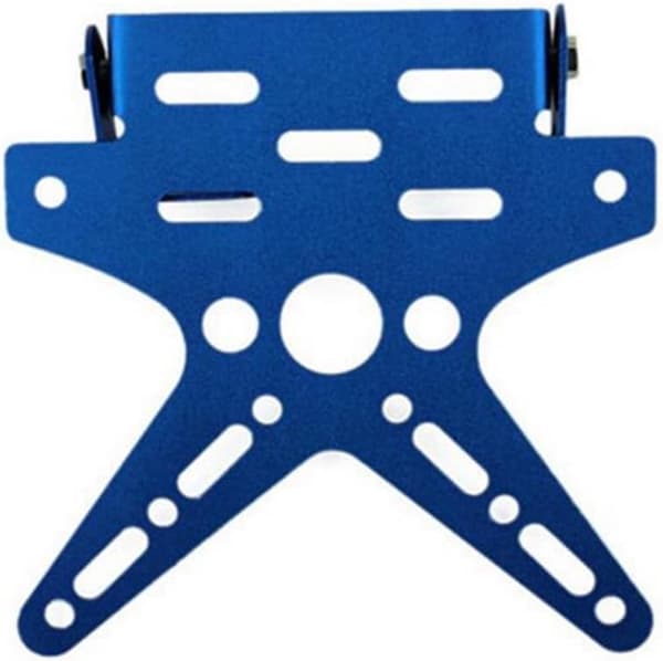 Justerbar Sort Motorcykel Nummerpladeholder Uni