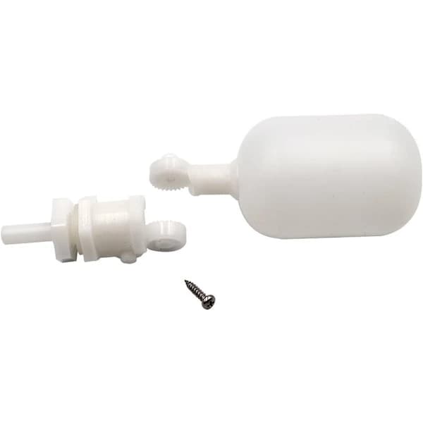 2-pak Mini Plastik Flydeventiler til Omvendt Osmose System RO Vand Vandfilter Kugle Flyder til Akvarium (1/4 \").