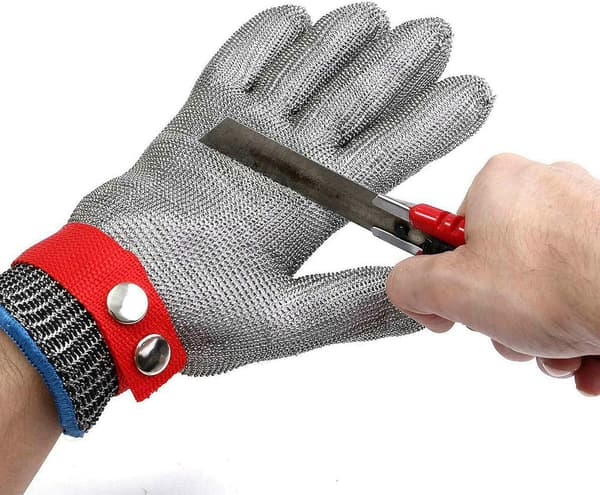 Skæresikkert Handske, Havehandsker, Rustfrit Stålnet, W