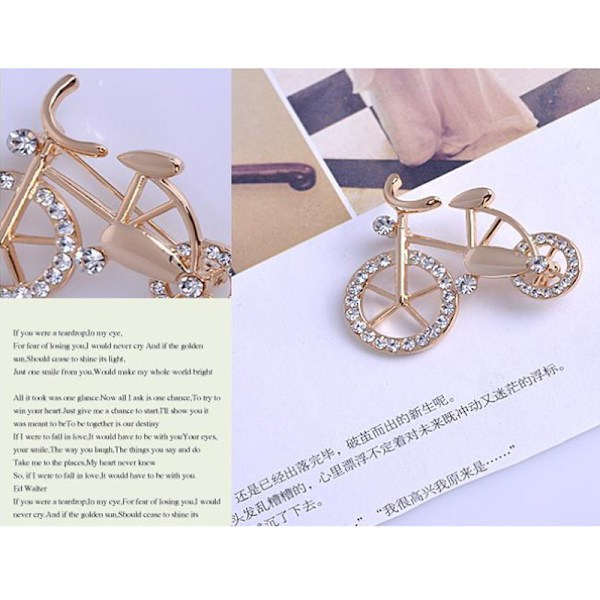 Brosch cykelbrosch corsage