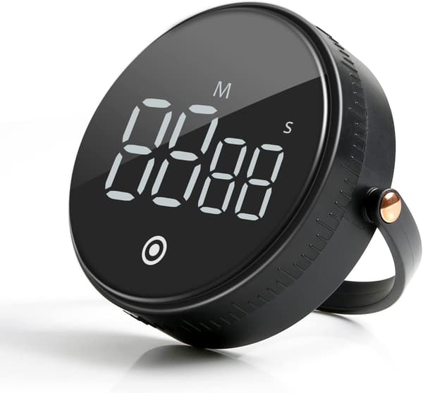 Köktimer, Digital Köktimer med Stor LED-Skärm
