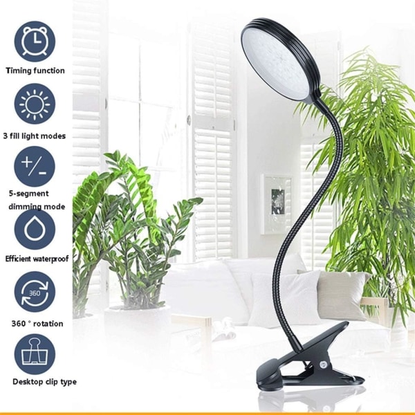 LED Clip Light Plant Growth Full Spectrum Household Green Plant S