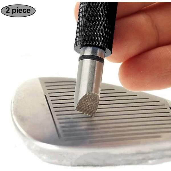 Groove Sharpener, 2 delar Golf Groove Sharpener, för Golf Club,