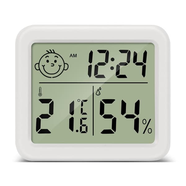 Hjemmetermometer LCD Termometer Hygrometer Innendørs Digital Tempera