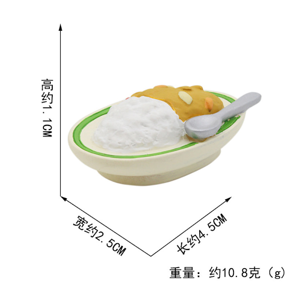 Seks stykker japansk brød baking desserter Tebutikk dekorasjon