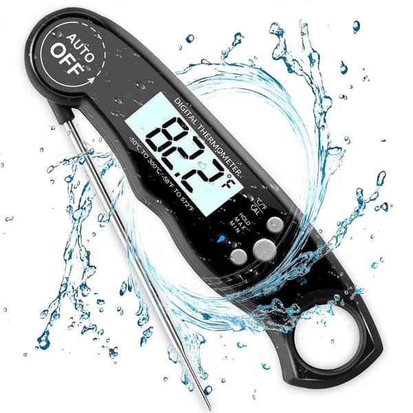 Køkkentermometer, 3 Sekunders Instant Læsning Køkkentermometer, Kødtermometer