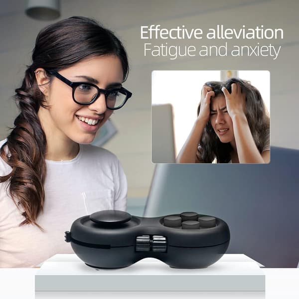 1 Stykke Fidget Pad for Barn og Voksne Controller Fidget Leke Str